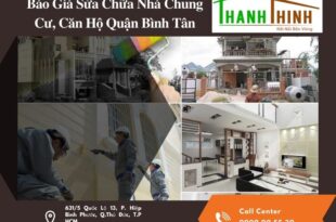 TOP Báo Giá Sửa Chữa Nhà Chung Cư, Căn Hộ Trọn Gói Quận Bình Tân