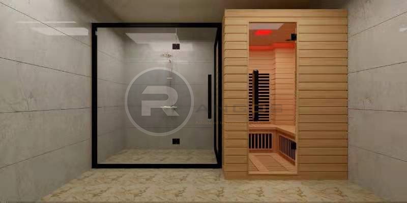 Phòng xông hơi kết hợp bồn tắm đứng Rangos RG-801