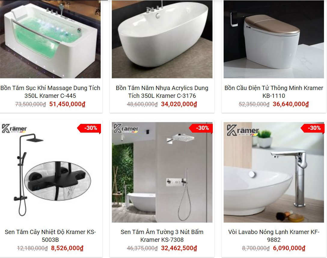 Top 6 combo thiết bị nhà tắm ở Huyện Đồng Văn hot nhất