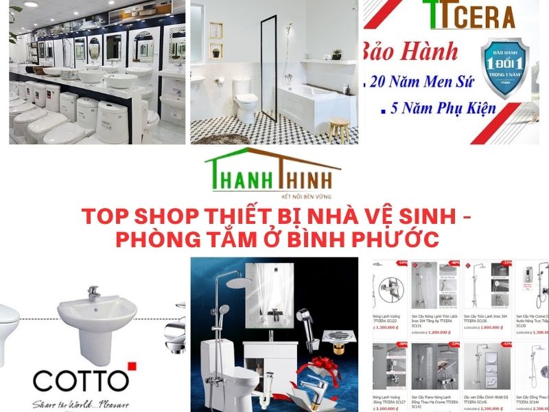 TOP 7 cửa hàng thiết bị nhà vệ sinh chính hãng ở Bình Phước