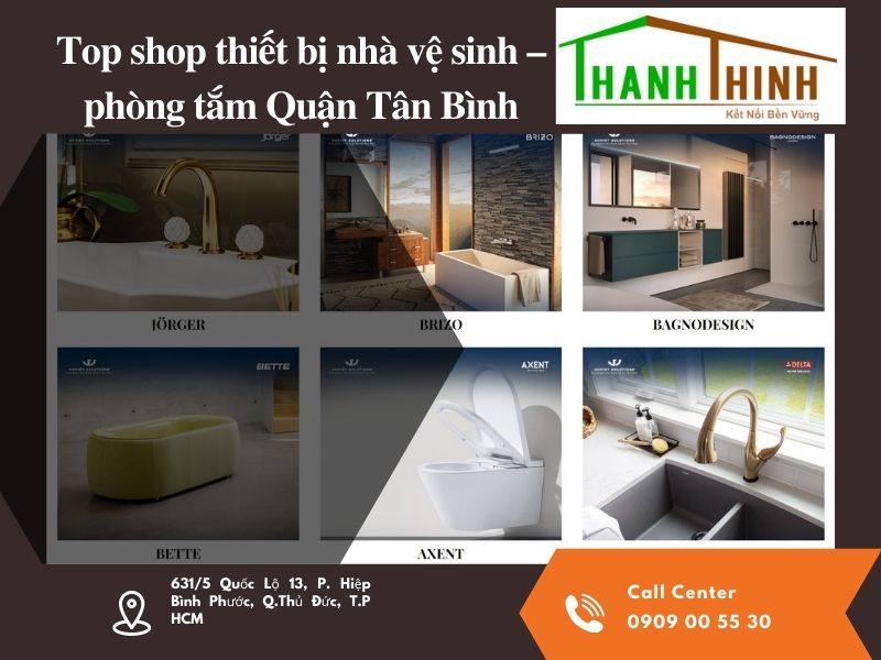 Top 10 Địa chỉ bán thiết bị nhà vệ sinh Quận Tân Phú hay nhất