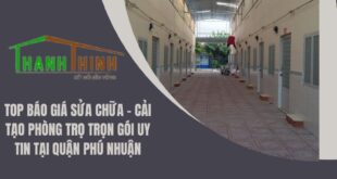 Top Báo Giá Sửa Chữa - Cải Tạo Phòng Trọ Trọn Gói Uy Tin Tại Quận Phú Nhuận