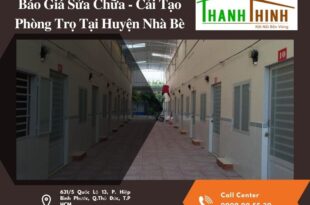 Top Báo Giá Sửa Chữa - Cải Tạo Phòng Trọ Trọn Gói Tại Huyện Nhà Bè, HCM