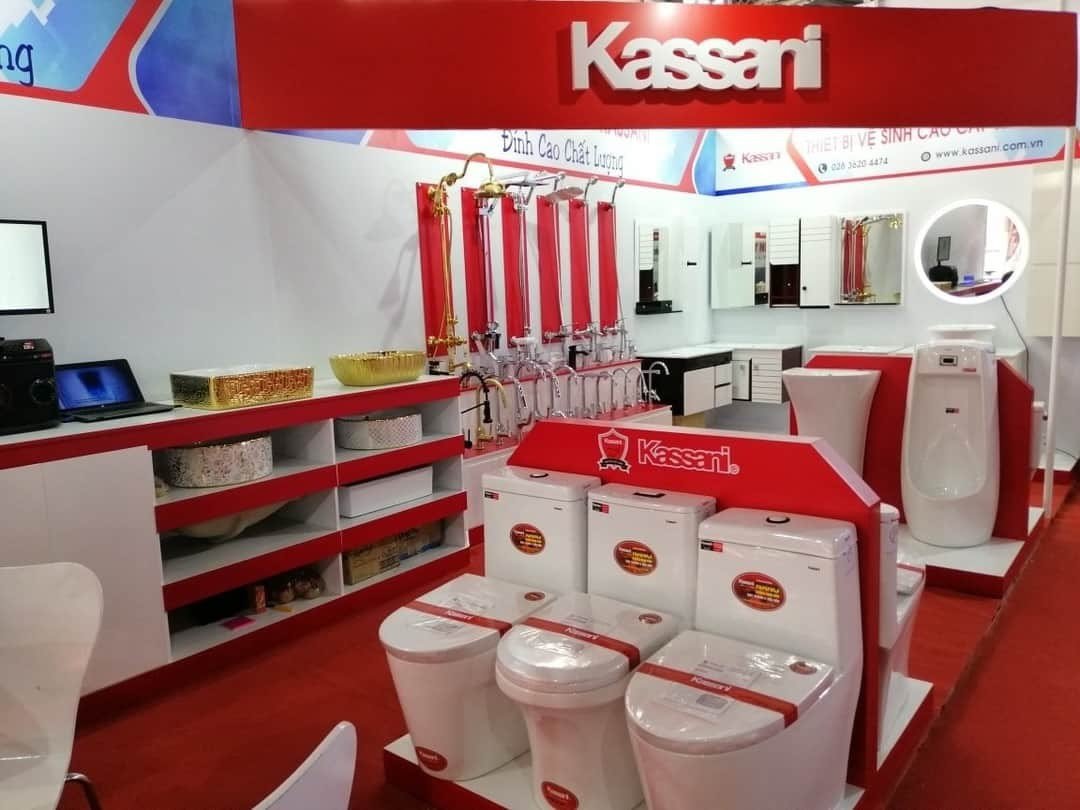 Showroom cửa hàng thiết bị vệ sinh Kassani